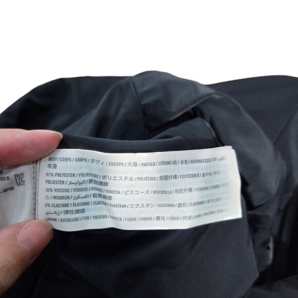 NWT Abercrombie and Fitch Clean Off The Shoulder Midi Dress in Black - Picture 12 of 13